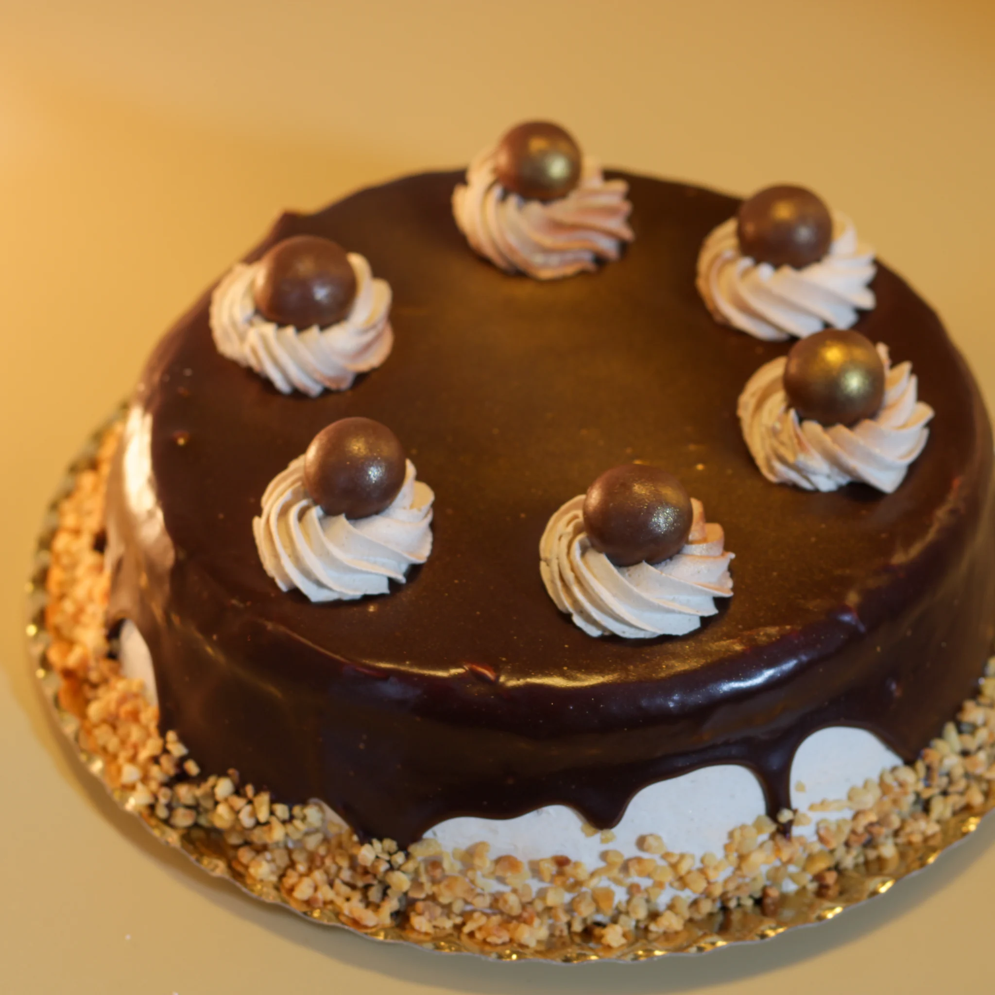 TARTA DE PRALINÉ DE AVELLANA