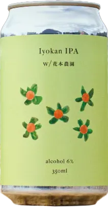 商品写真：Iyokan IPA w/花本農園