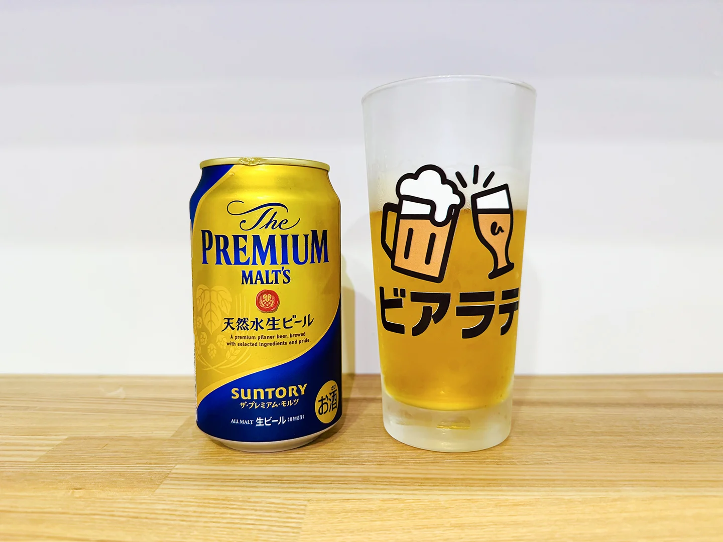 撮影した商品写真：ザ・プレミアム・モルツ