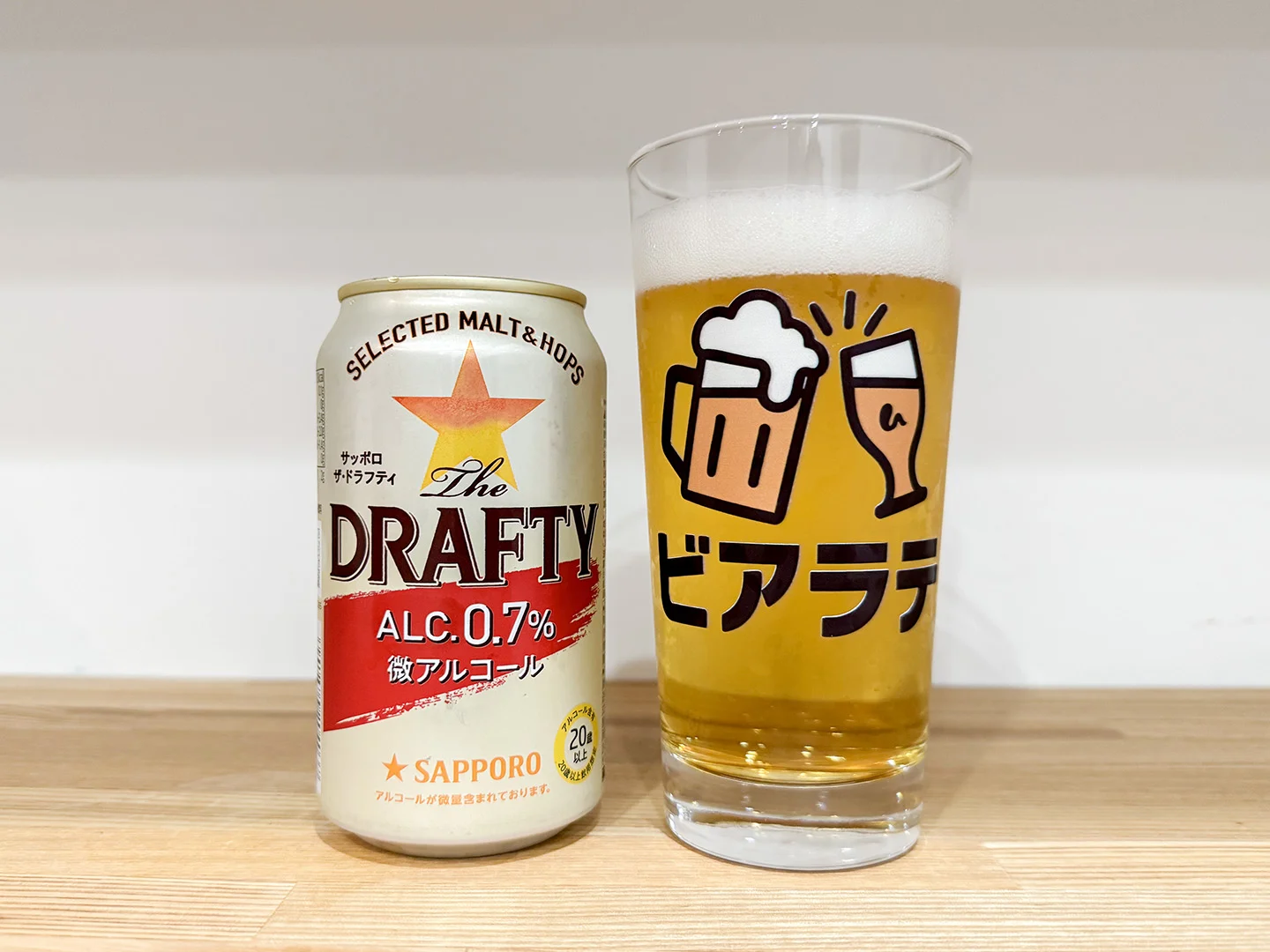 撮影した商品写真：サッポロ The DRAFTY