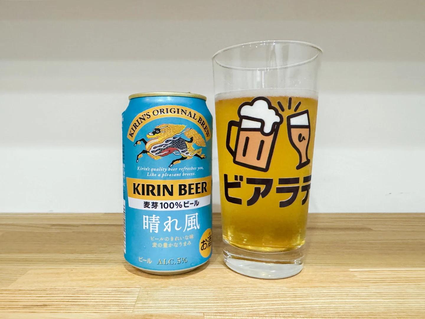 撮影した商品写真：キリンビール 晴れ風