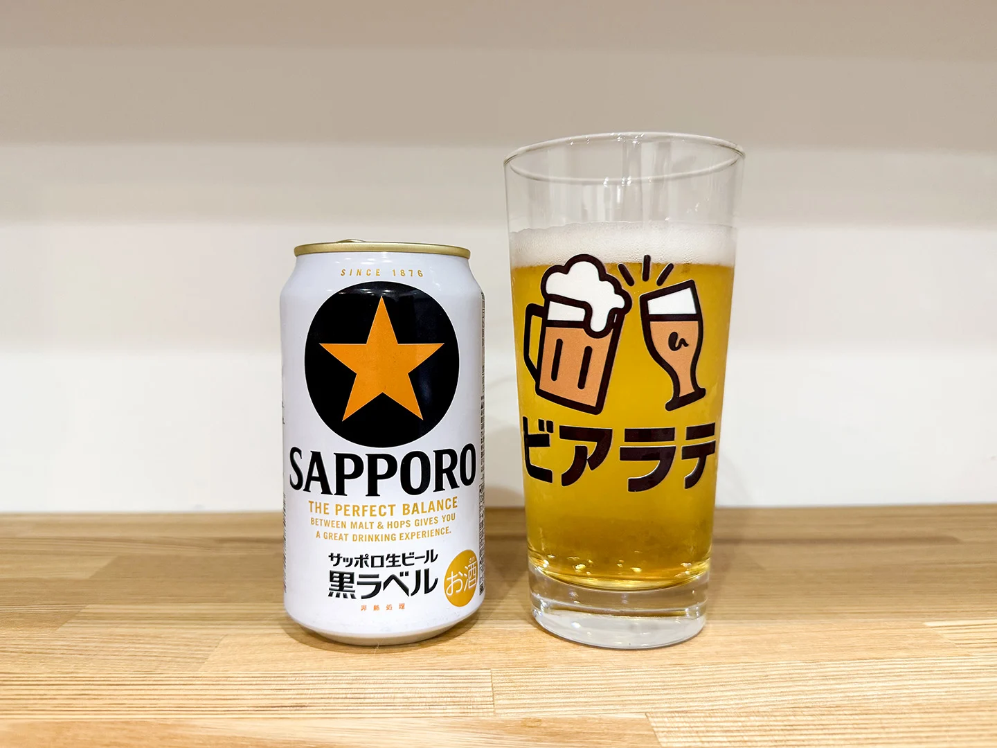 撮影した商品写真：サッポロ生ビール黒ラベル