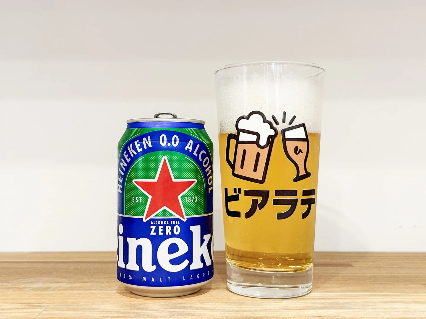 撮影した商品写真：Heineken 0.0