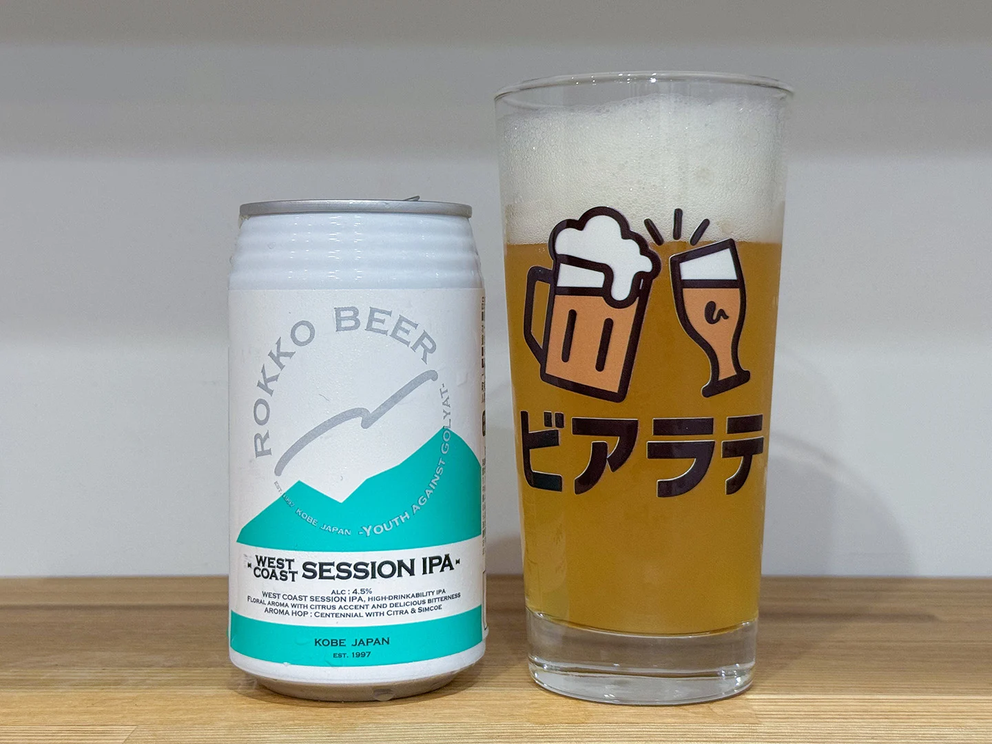 撮影した商品写真：WEST COAST SESSION IPA