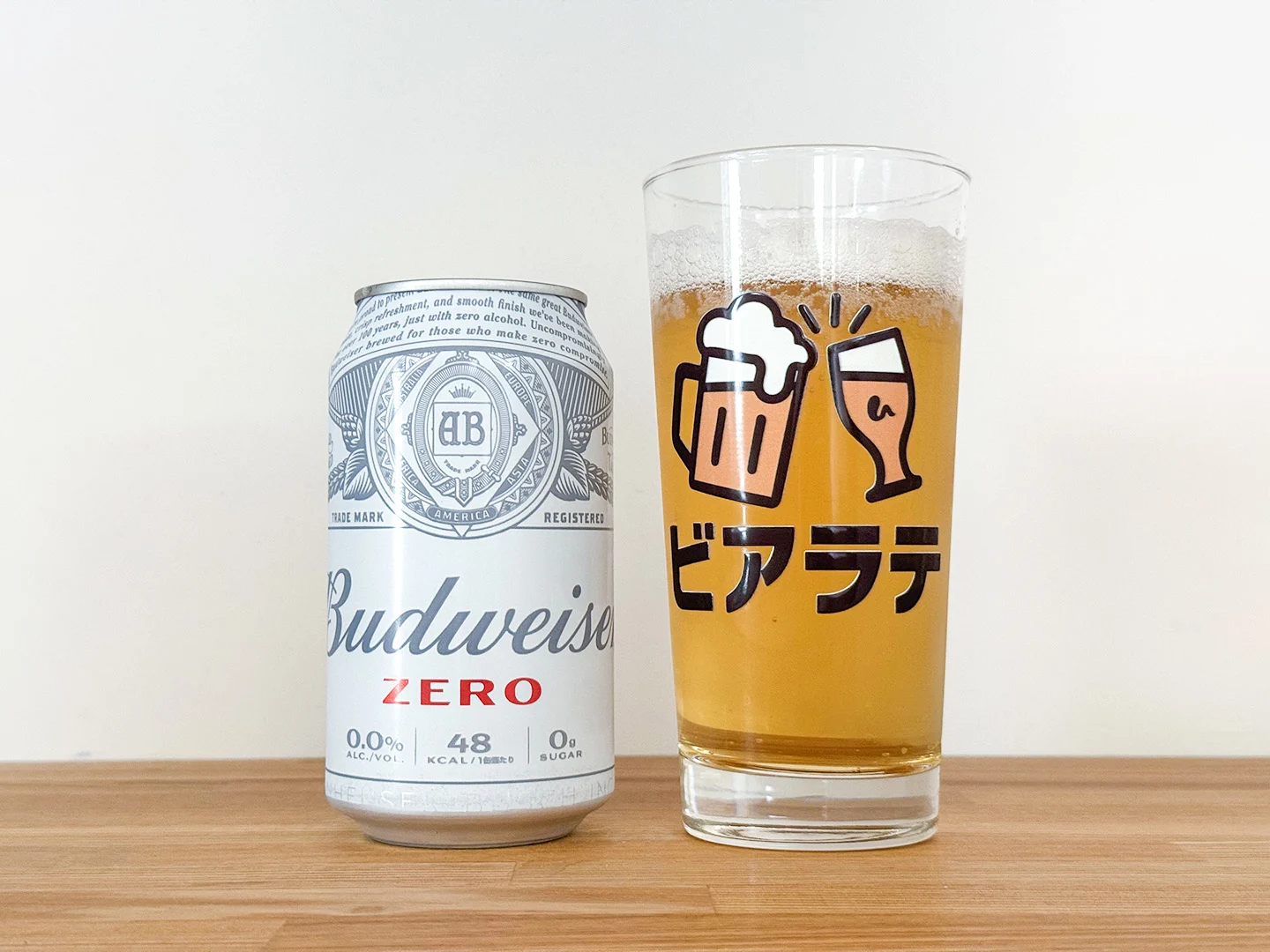 撮影した商品写真：バドワイザー ゼロ