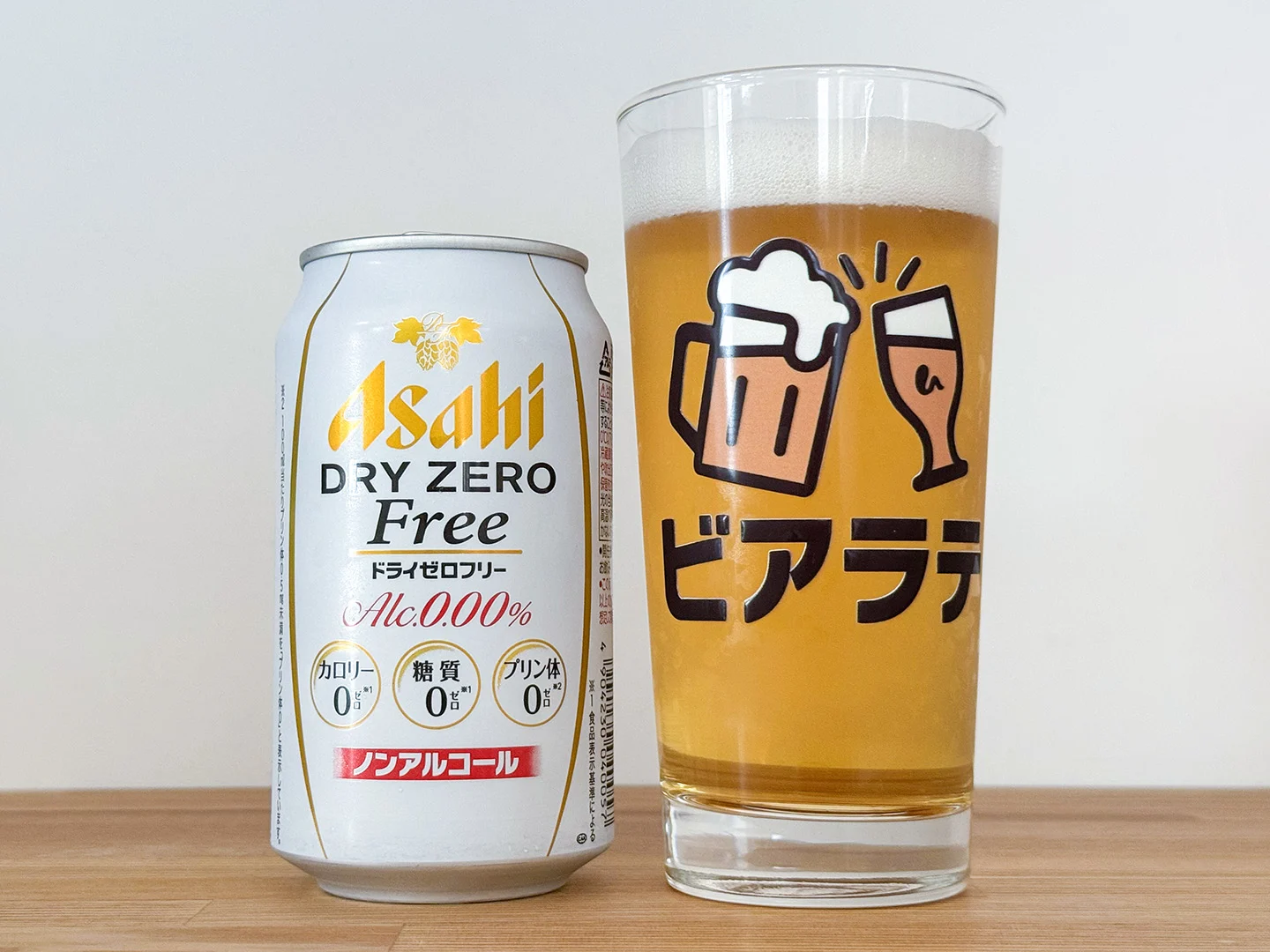 撮影した商品写真：アサヒドライゼロフリー