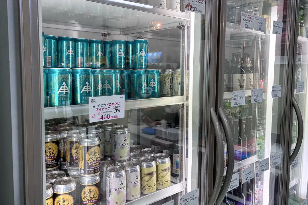 さまざまなブルワリーのビールが置いていました