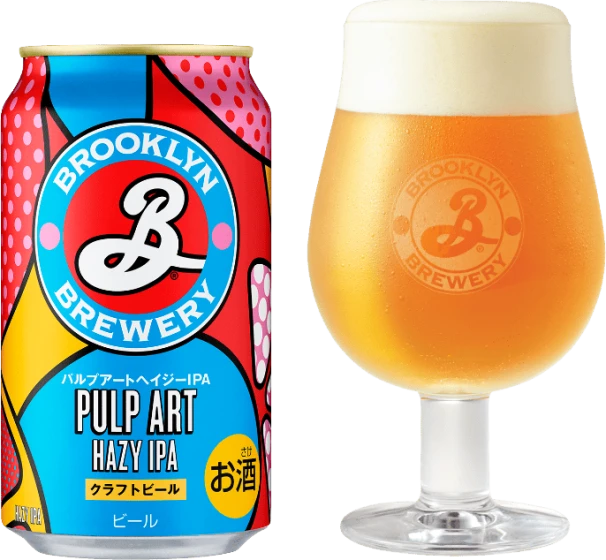 商品写真：ブルックリンパルプアートヘイジーIPA