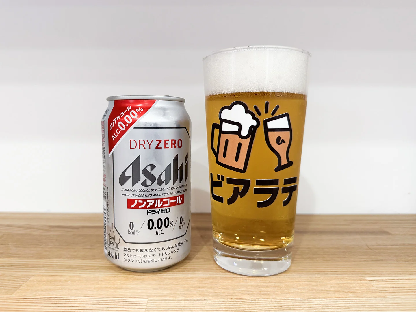 撮影した商品写真：アサヒドライゼロ