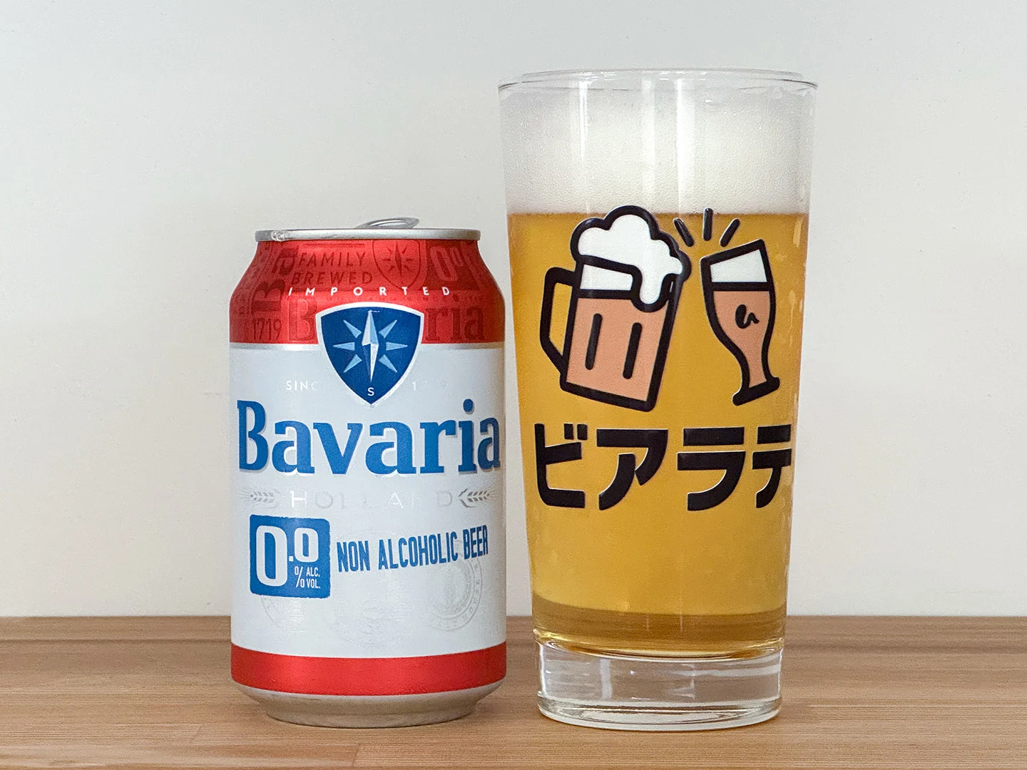 撮影した商品写真：Bavaria 0.0% オリジナル