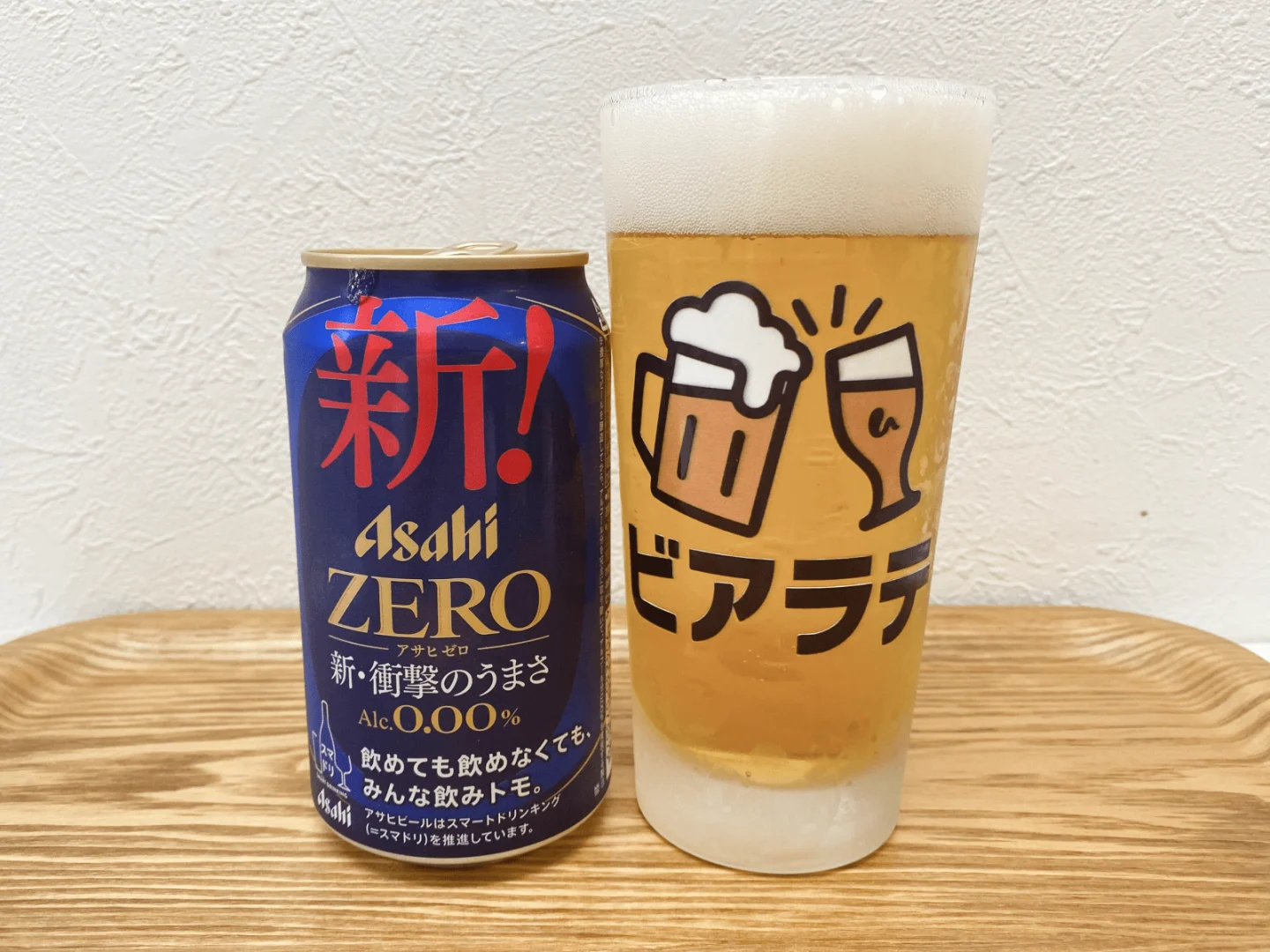 撮影した商品写真：アサヒゼロ