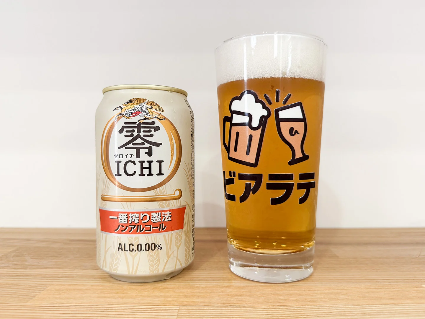 撮影した商品写真：キリン 零ICHI