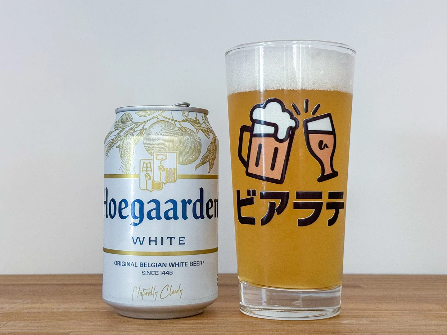 撮影した商品写真：ヒューガルデン ホワイト