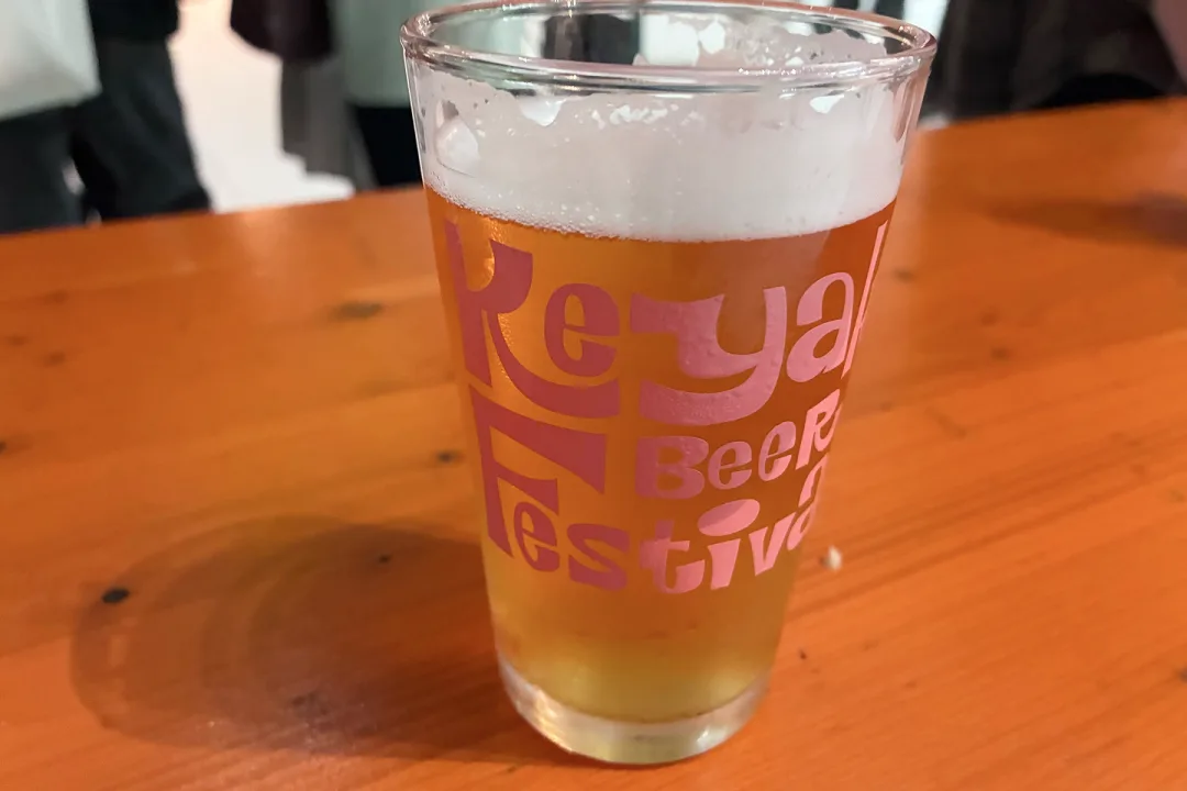 この日最後のビール