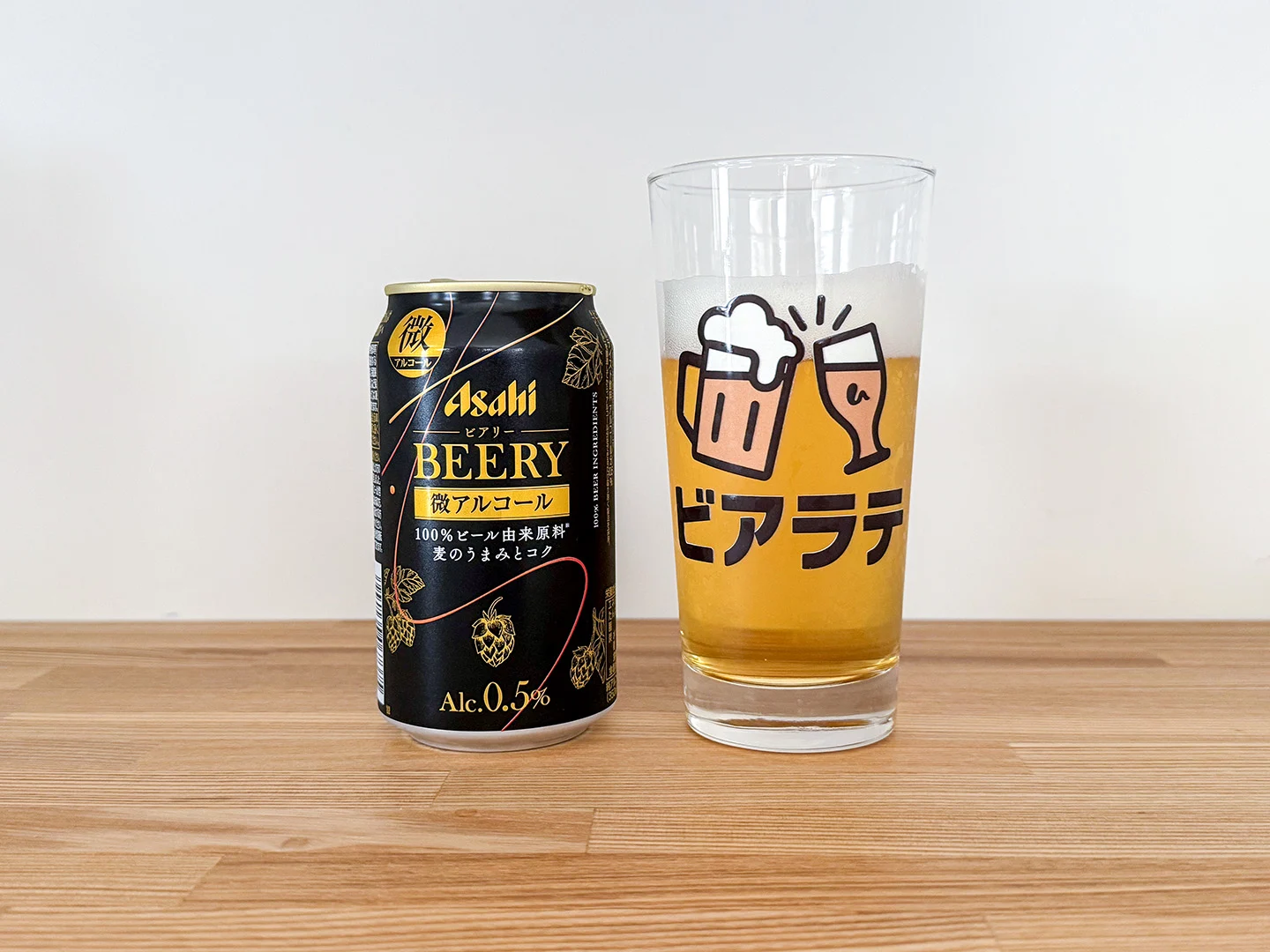 撮影した商品写真：アサヒビアリー