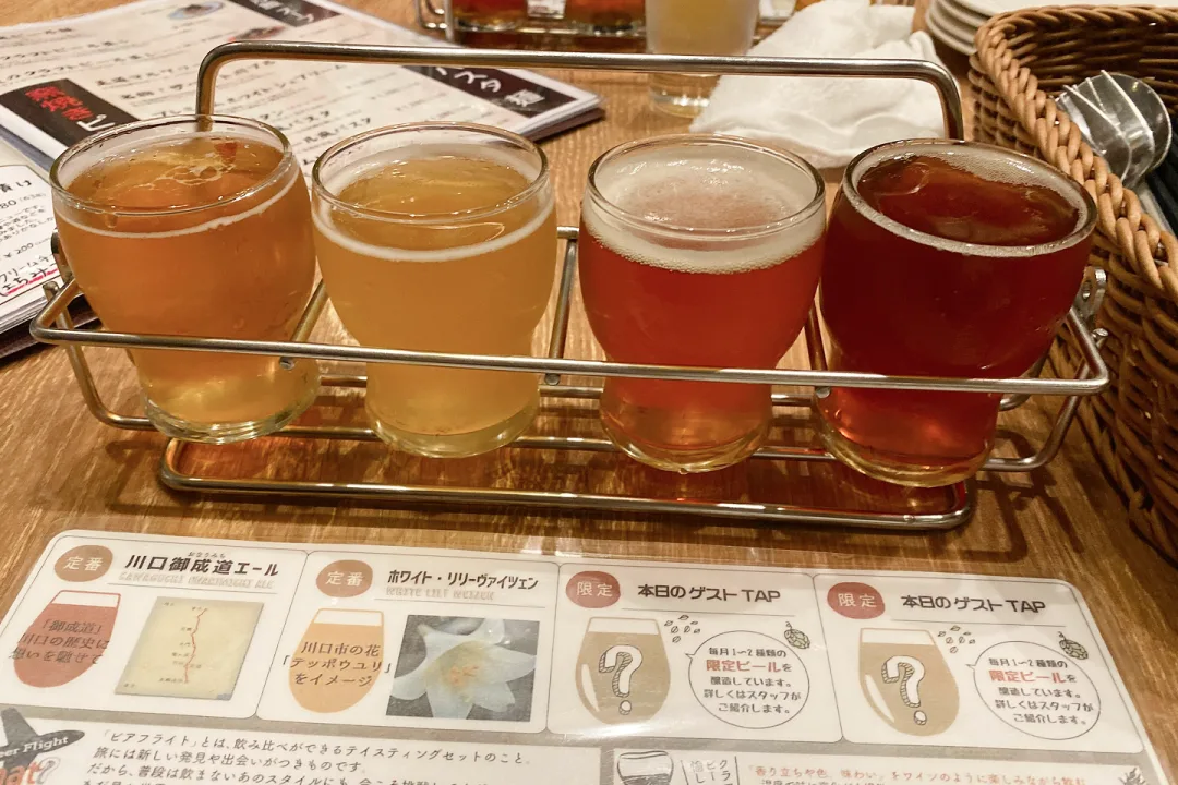 色味も全部違ったので、ちゃんと飲み比べしてる感じがあった。