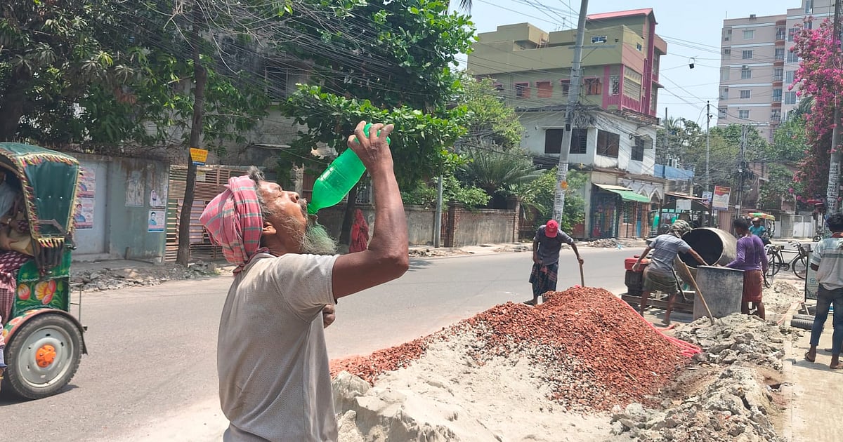 বাংলাদেশে বৃষ্টির সাথে তাপমাত্রা বাড়ছে