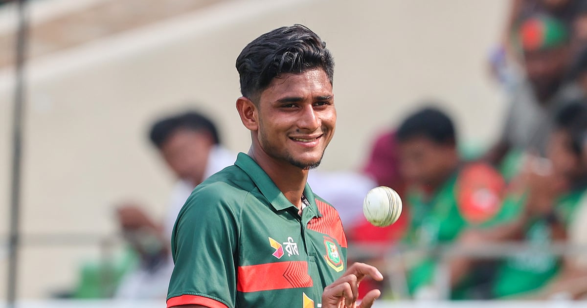 নাহিদ রানার হাতে চোট, ব্যান্ডেজ লেগেছে