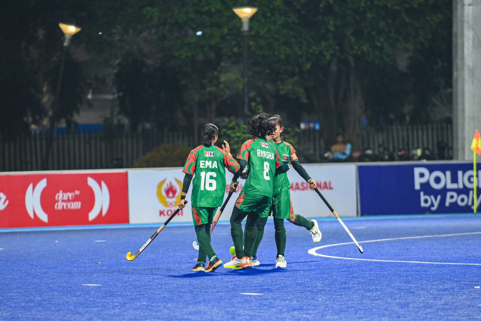 বাংলাদেশ নারী হকি দলের ইতিহাসকে নতুন মুখ দিয়েছে