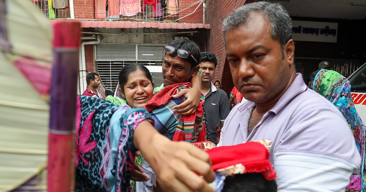 এক মা দুই সন্তানের কান্না
