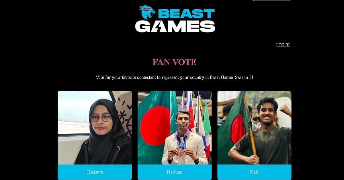 বাংলাদেশি প্রতিযোগীরা মিস্টার বিস্টের বিস্ট গেমসে অংশ নিতে পারেন