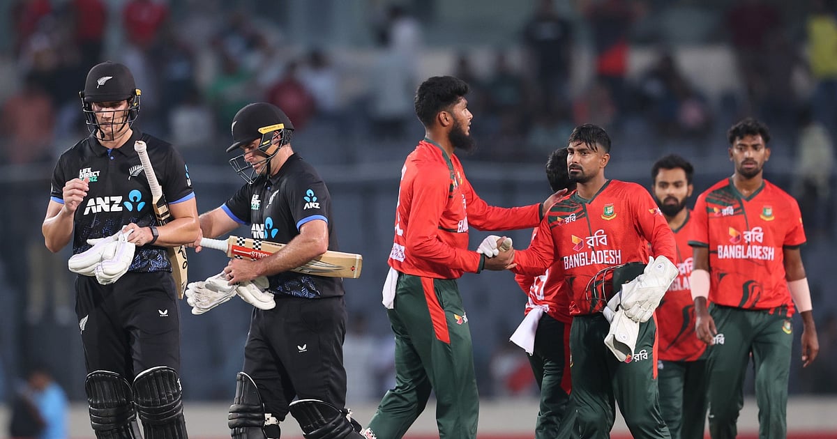 নিউজিল্যান্ডের বিপক্ষে টি-টুয়েন্টি সিরিজে বাংলাদেশ হেরেছে