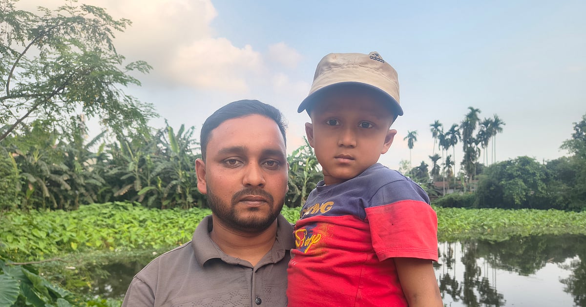 ক্যানসারে আক্রান্ত শিশুর চিকিৎসার জন্য নিঃস্ব পরিবার