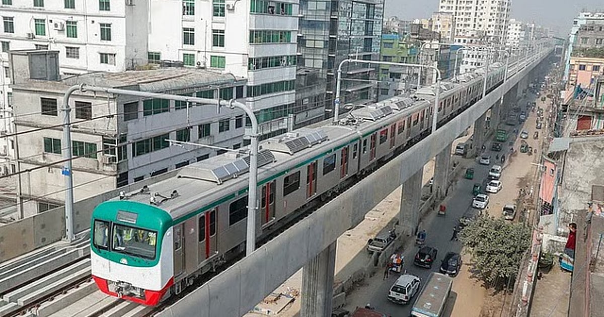 ঢাকা মেট্রোরেলের রাতের চলাচলের সময় বাড়বে