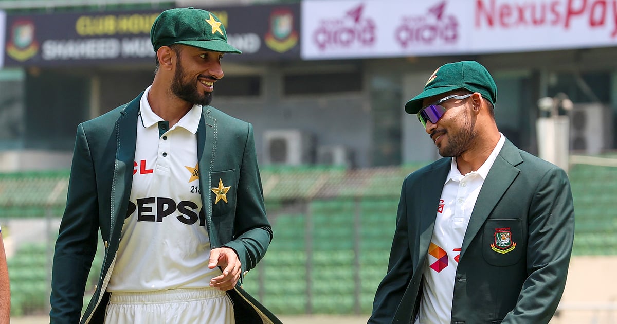 নাজমুল-শান মাসুদের টেস্ট শুরুর আগের দিনের অনুশীলন