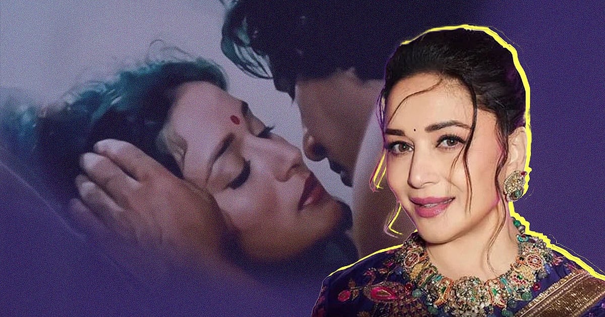 বিনোদ খান্নার সাথে মাধুরীর ঘনিষ্ঠ দৃশ্য নিয়ে বিতর্ক
