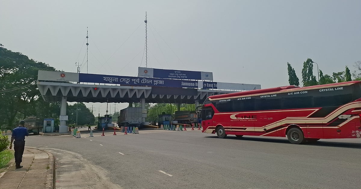 যমুনা সেতুতে বৃদ্ধি পাচ্ছে যানবাহনের চাপ