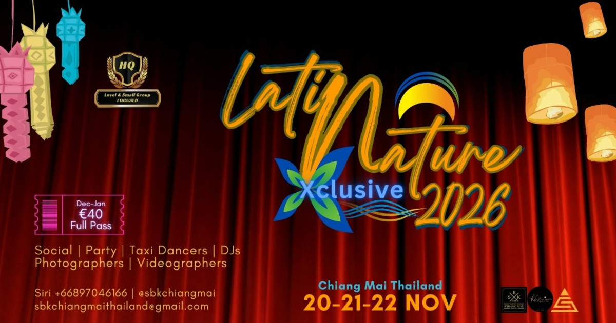 Latin Nature Xclusive 2026 flyer