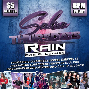 Salsa Thursdays at Rain Bar & Lounge