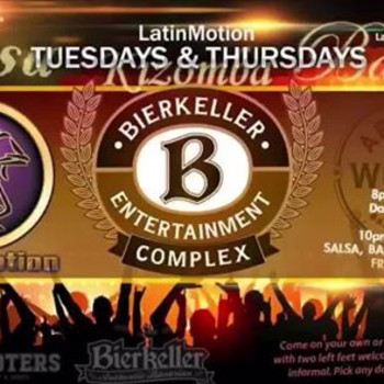 ★NEW★ LatinMotion *weekly* Tuesday SBK (Salsa, Bachata, Kizomba)