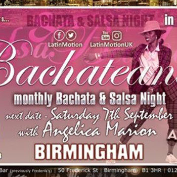 Sat 7 Sep ★ LatinMotion ★Bachateando★ at Acapella Birmingham