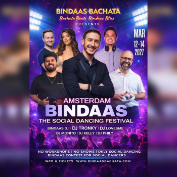 BINDAAS Bachata – THE Social Dancing Festival in Amsterdam 2027