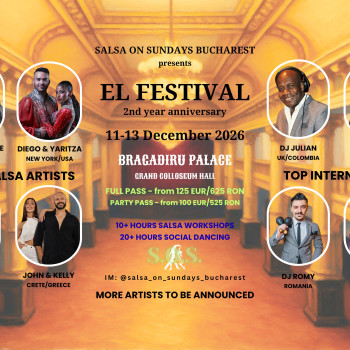 EL FESTIVAL by Salsa On Sundays Bucharest – 2nd year Anniversary – 2026