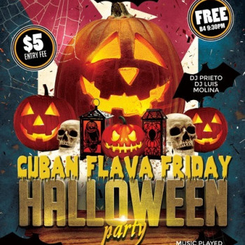 Cuban Flava Halloween Friday at Dylan's