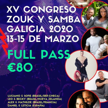 XV Congreso de zouk y samba en Galicia 2020