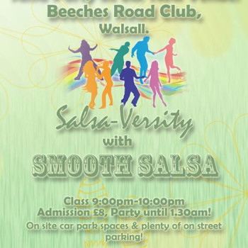 Salsa Versity & Smooth Salsa Party at Beeches Club, Walsall.