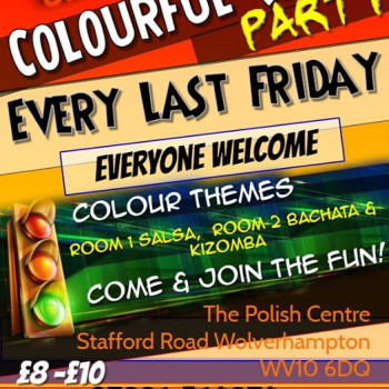 Colourful Salsa Party (WHITE)