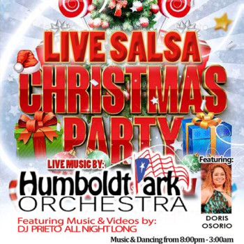 Live Salsa Christmas Party– ft. Doris Osorio & HPO on stage
