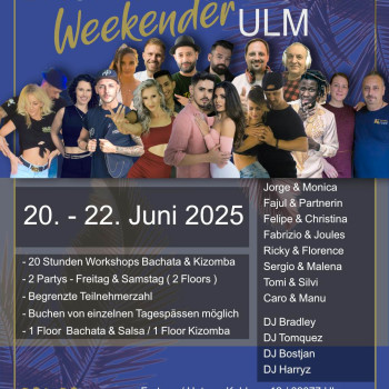 BACHATA & KIZOMBA Weekender – ULM