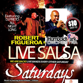 Live Salsa Saturday – ft. Robert Figueroa & HPO on stage