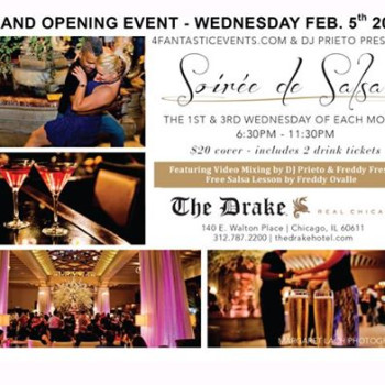 Grand Opening 2020 – Soirée de Salsa at The Drake Hotel