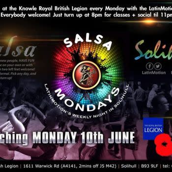 NEW LatinMotion *weekly* Mondays SALSA ★ Solihull