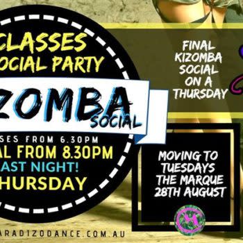 The FINAL Kizomba Social @ RG’s! Free Social PARTY
