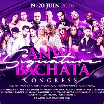 Anwa signature Bachata Congress