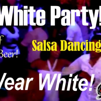 Holiday “Wear White” Party! FREE DRINKS!! Salsa Class & Dance Social!