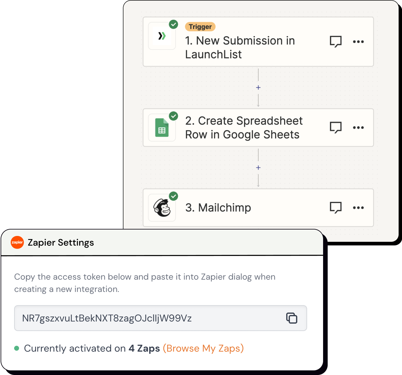 Webhook settings